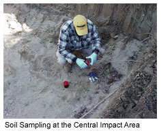Soil Sampling at Central Impact Area