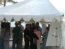 June 2005 - The Impact Area Groundwater Study Program and Installation Restoration Program hosted an "Ice Cream and Information" event at Snake Pond in Sandwich, MA.